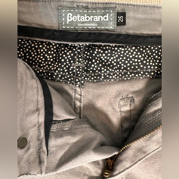 Betabrand Women's Charcoal Skinny Jeans - Picture 4 of 6